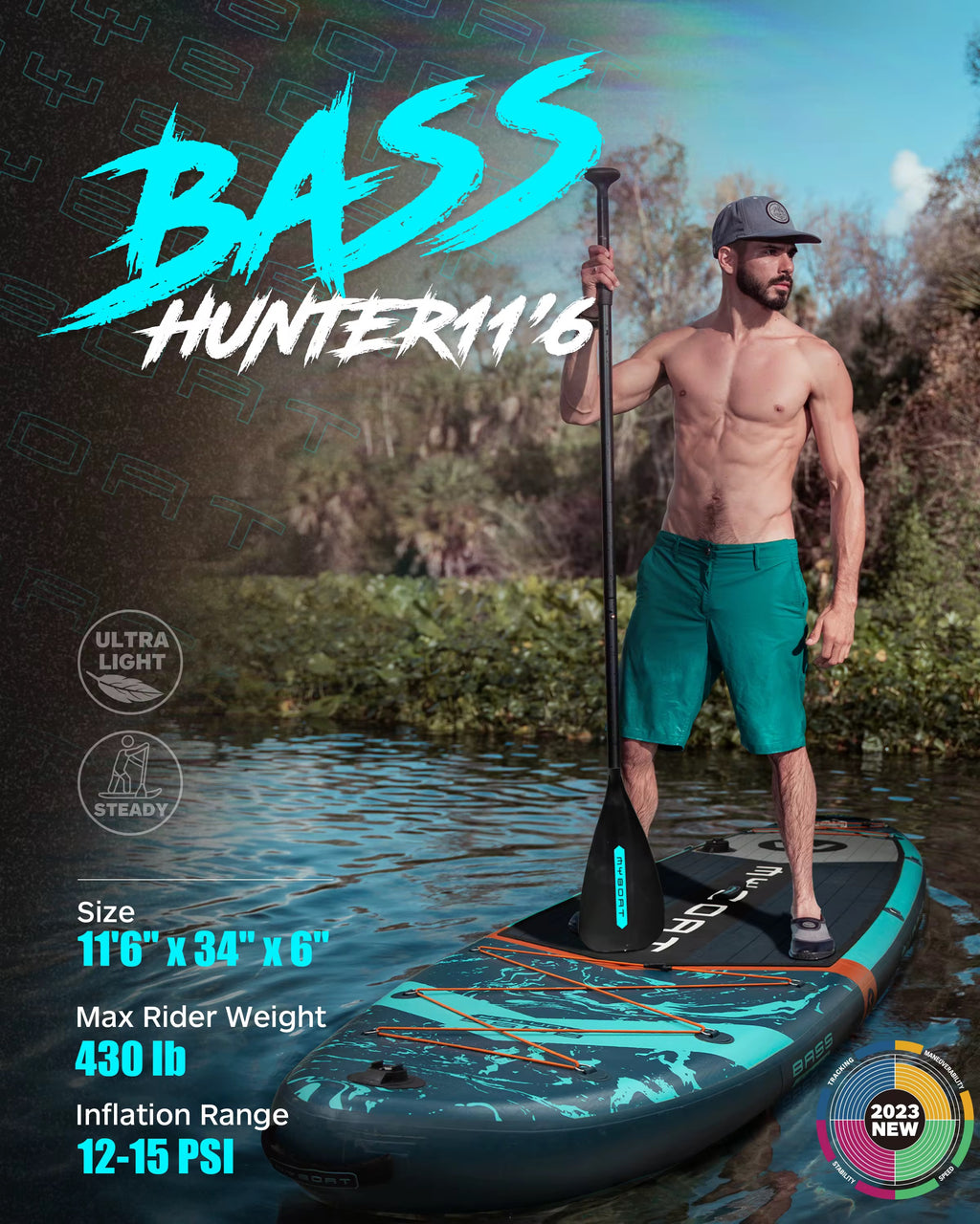 MYBOAT Bass Hunter SUP