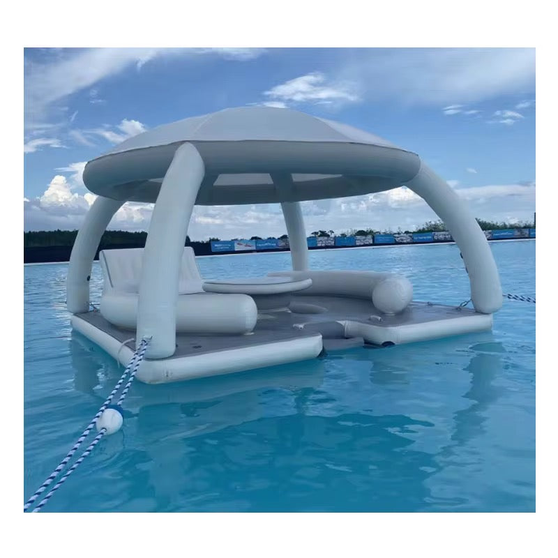 Luxury Shaded Floating Island — جزيرة عائمة فاخرة