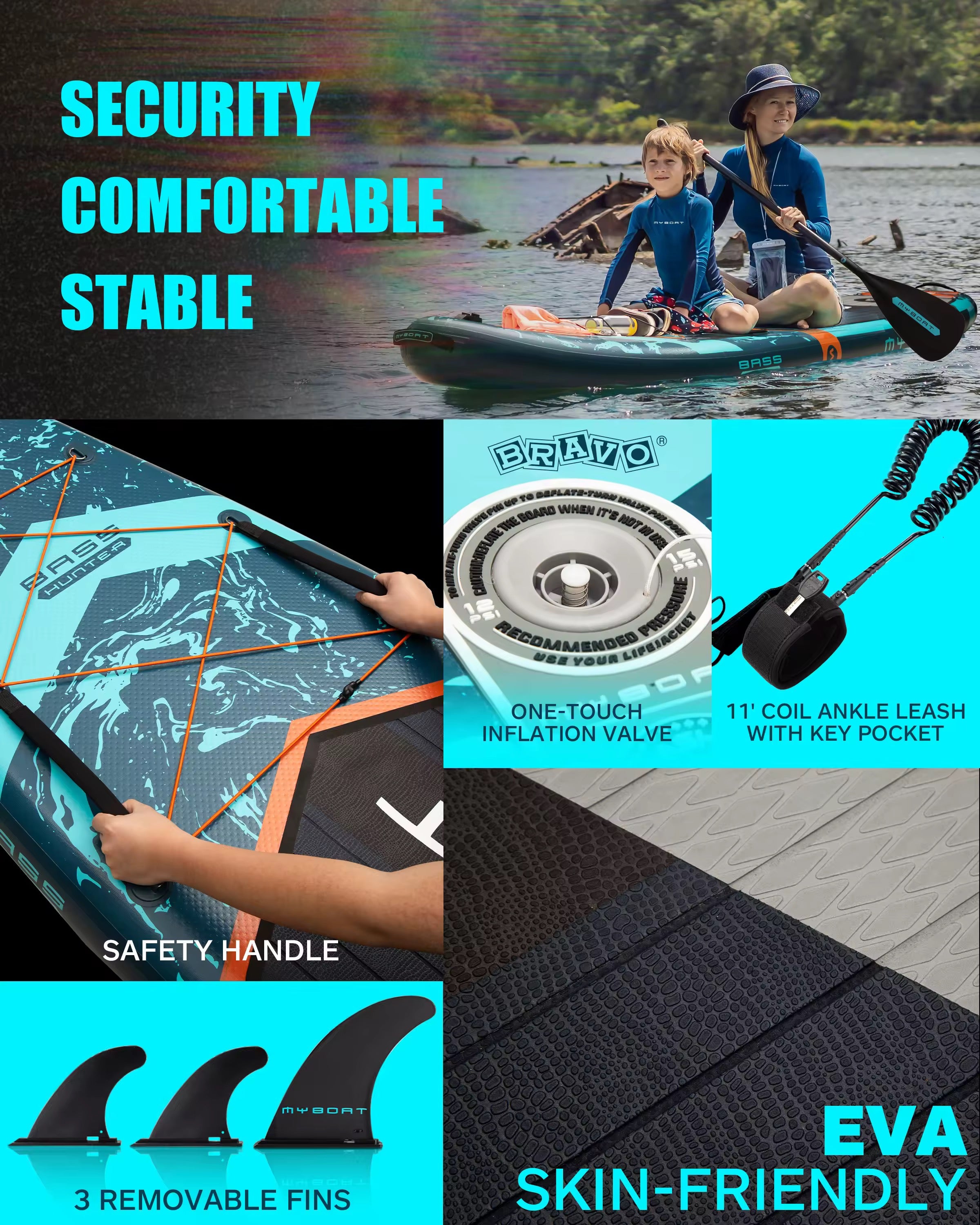 MYBOAT Bass Hunter SUP
